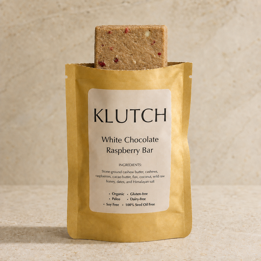Klutch Bar — White Chocolate Raspberry - 8 Pack